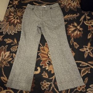 *LAST DAY* LOFT Gray Tweed Wide-Leg Pants